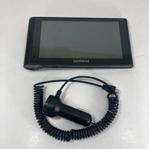 Garmin NuviCam LM GPS Navigation w/ Dash Cam 6" Screen w/ 12V Car Charger TESTED